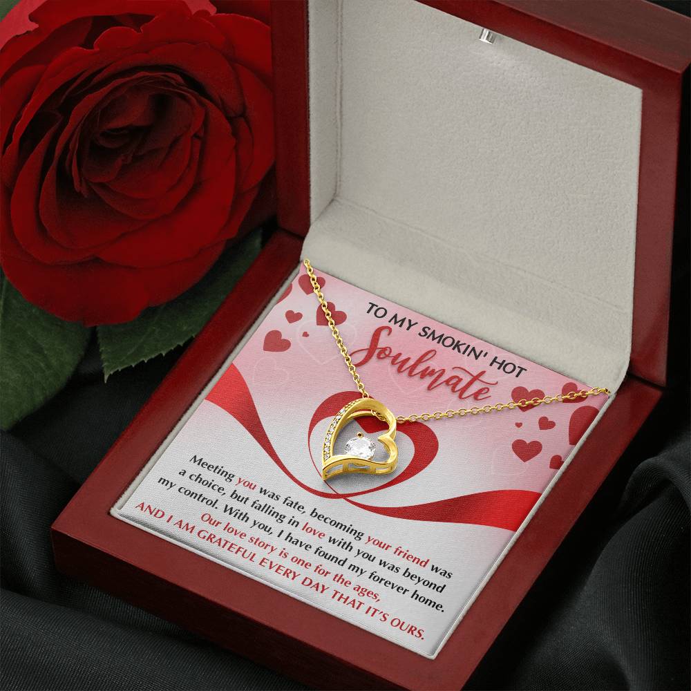 I Am Grateful- Forever Love Necklace- Gift For Soulmate