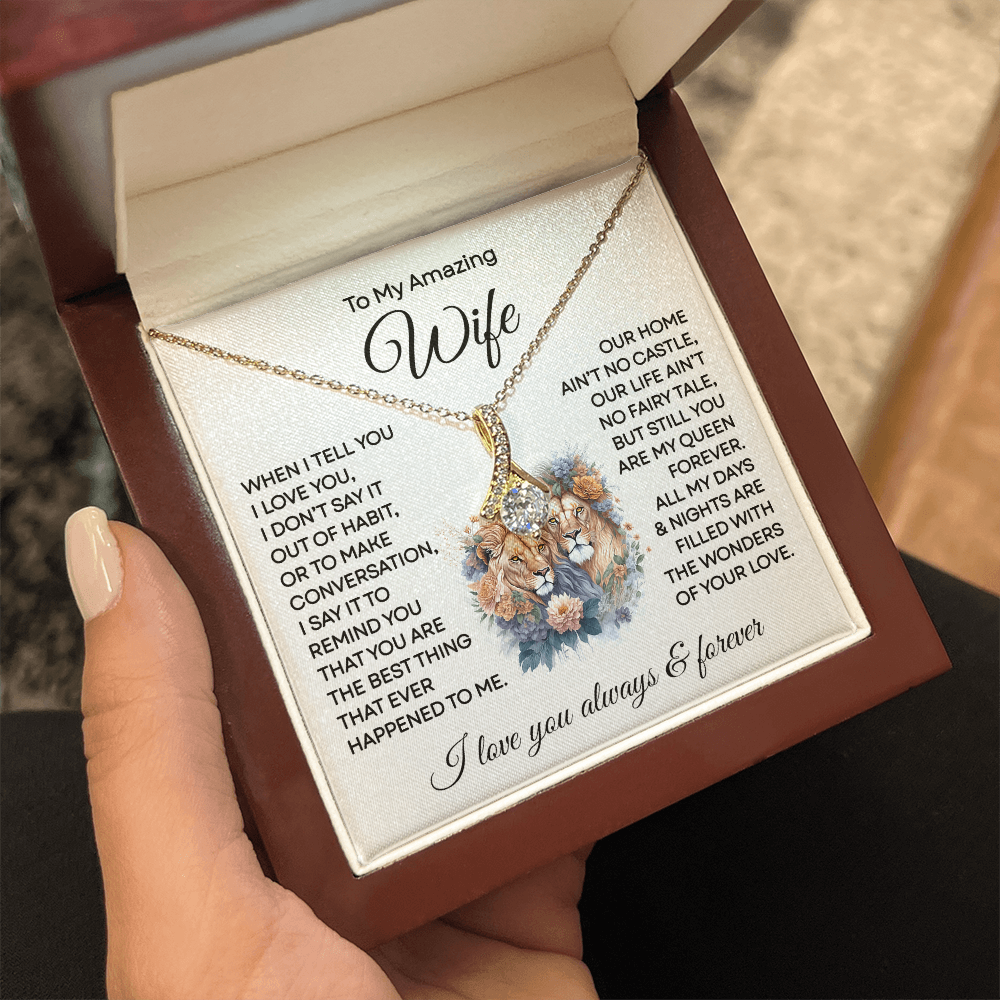 Elegant Alluring Beauty Necklace – Gift for Wife, Gift For Soulmate