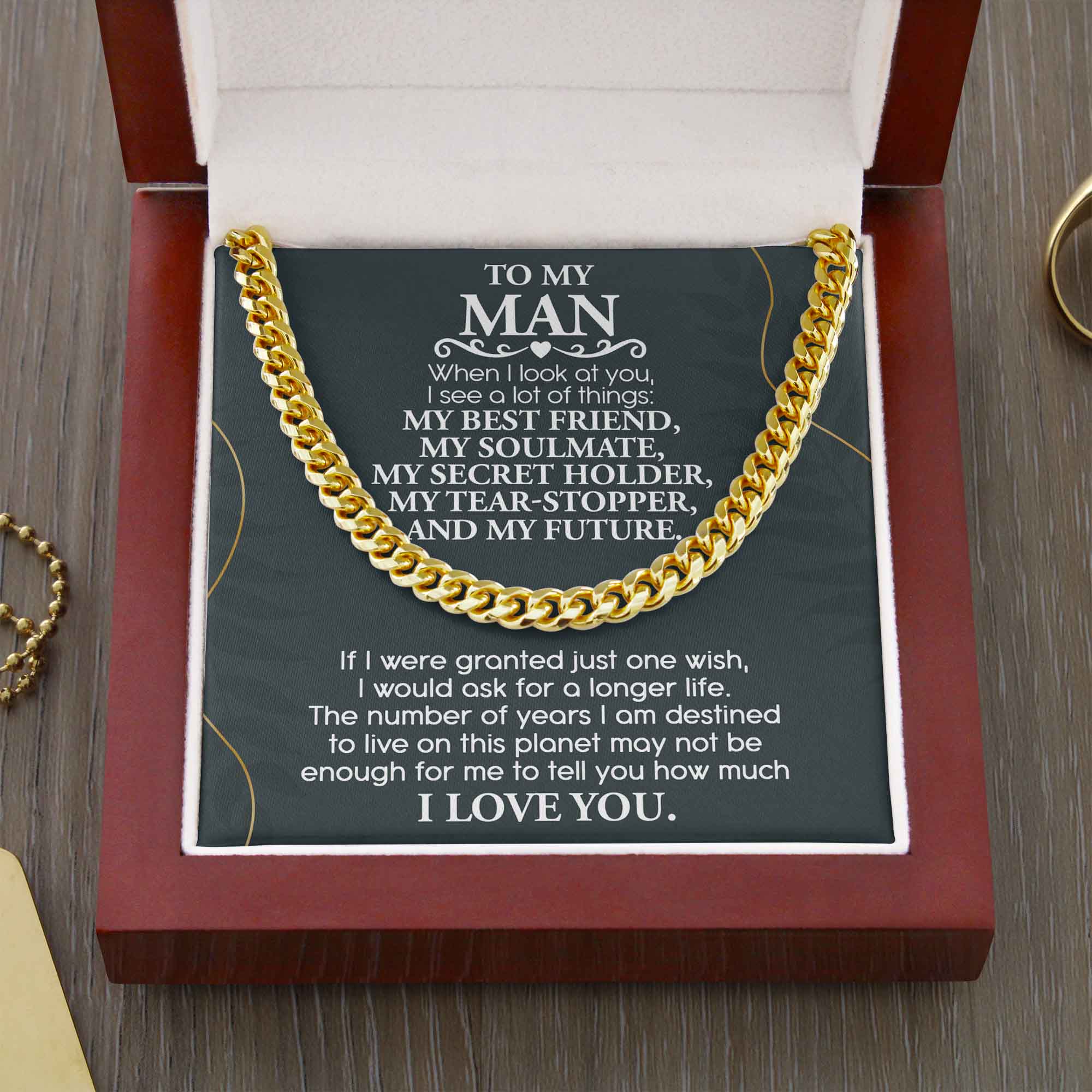 When I look at You- Gift for Husband, Gift For Soulmate, Birthday Gift
