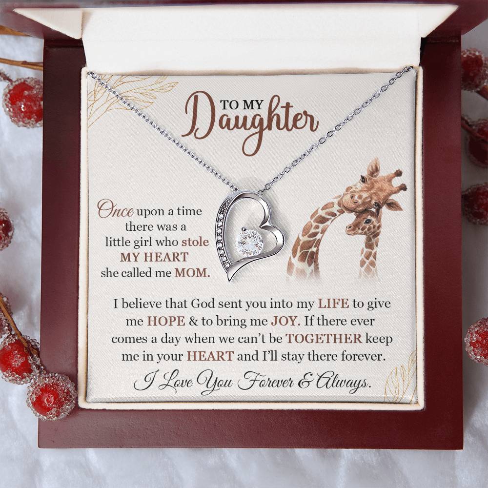 Forever Bond: Mother-Daughter Love Necklace, gift for daughter, gift to my daughter