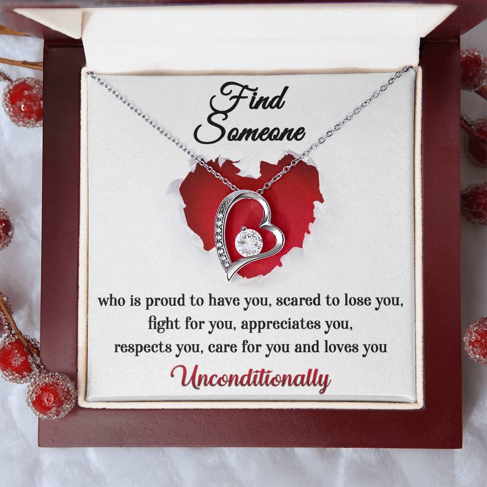 Someone  loves you unconditionally, Gift for soulmate, Gift for Wife