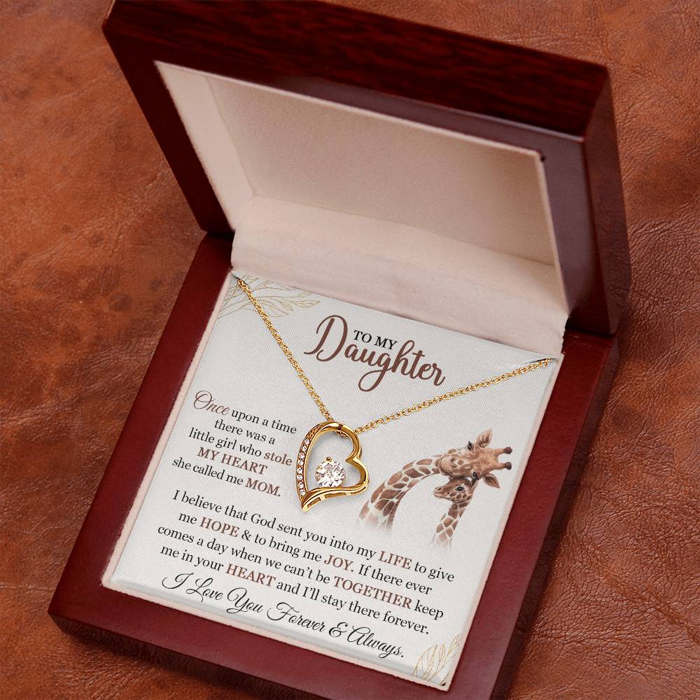 Forever Bond: Mother-Daughter Love Necklace, gift for daughter, gift to my daughter