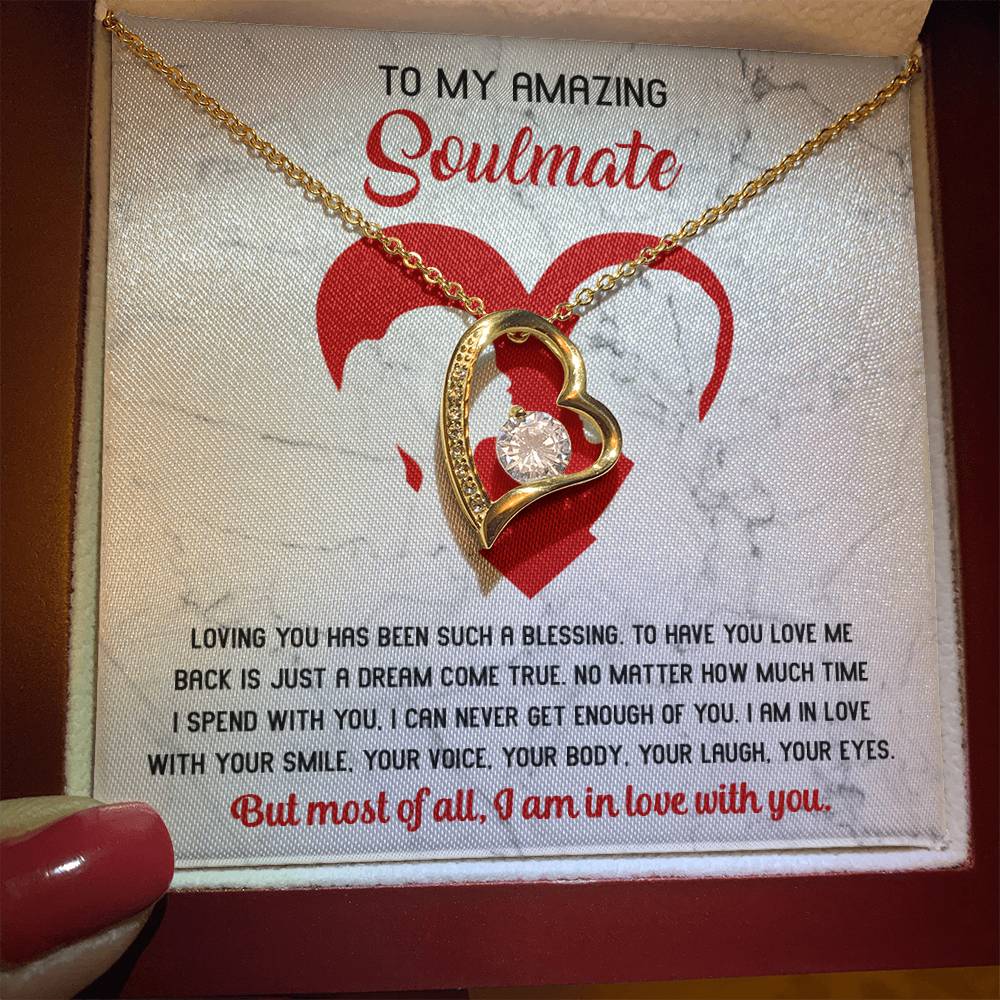 I Am In Love With You- Forever Love Necklace- Gift for Soulmate