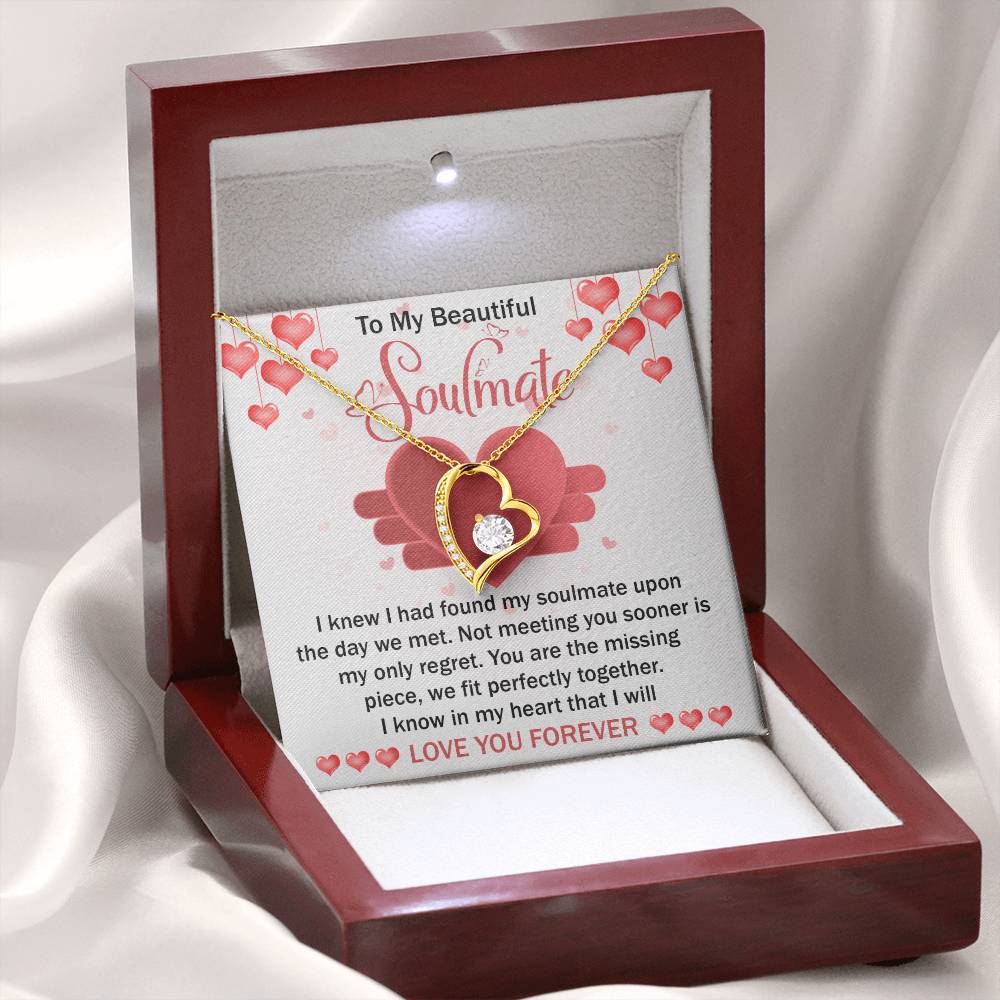 Missing Piece- Forever Love Necklace- Gift For Soulmate