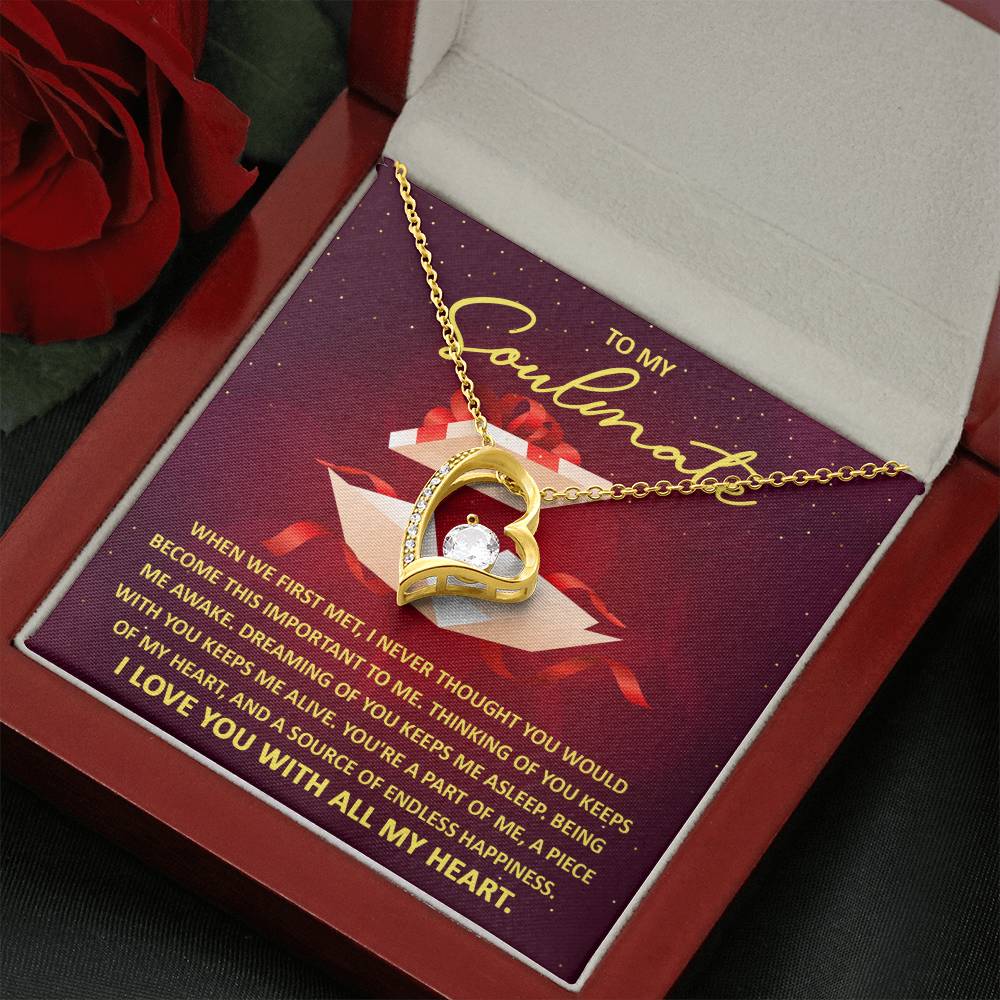 Thinking Of You- Forever Love Necklace- Gift For Wife, Gift For Soulmate