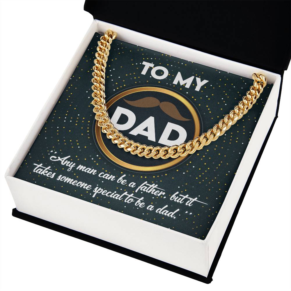 Cuban Chain Link  Necklace, Gift for Dad, Gift for Father, Birthday, Father's Day Gift