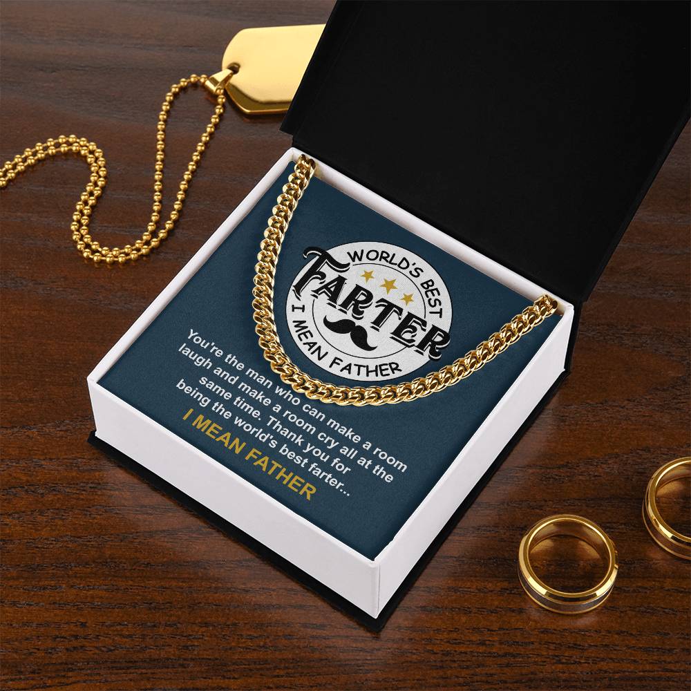 Cuban Link Chain Necklace, Gift For Dad, Gift For Father, Gift For Birthday, Father's Day Gift