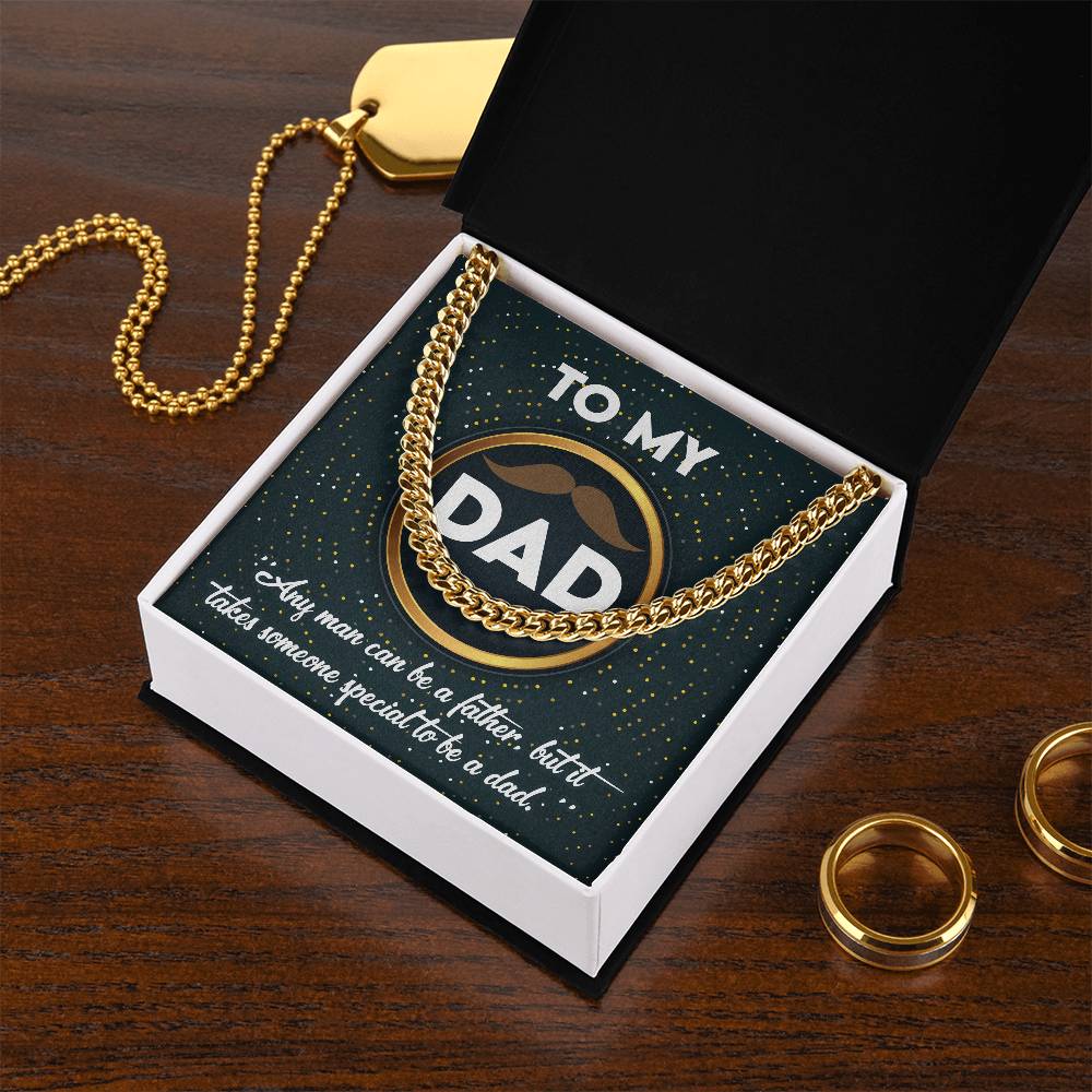 Cuban Chain Link  Necklace, Gift for Dad, Gift for Father, Birthday, Father's Day Gift