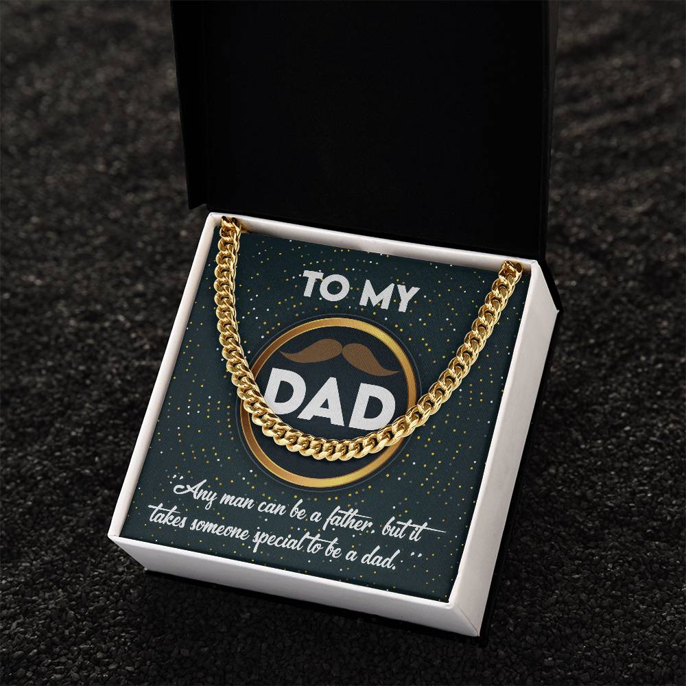 Cuban Chain Link  Necklace, Gift for Dad, Gift for Father, Birthday, Father's Day Gift