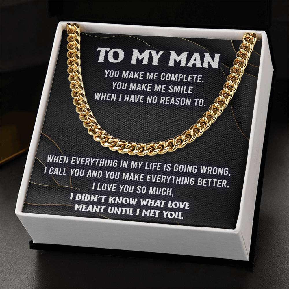 You Make Me Complete- Gift For You Special Man
