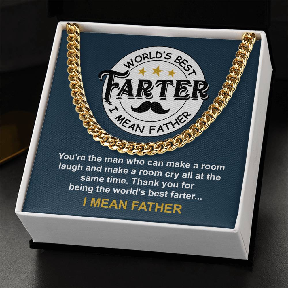 Cuban Link Chain Necklace, Gift For Dad, Gift For Father, Gift For Birthday, Father's Day Gift
