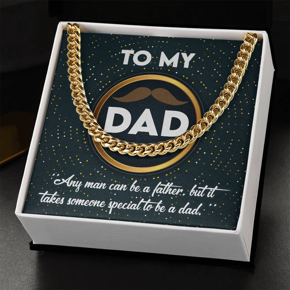 Cuban Chain Link  Necklace, Gift for Dad, Gift for Father, Birthday, Father's Day Gift