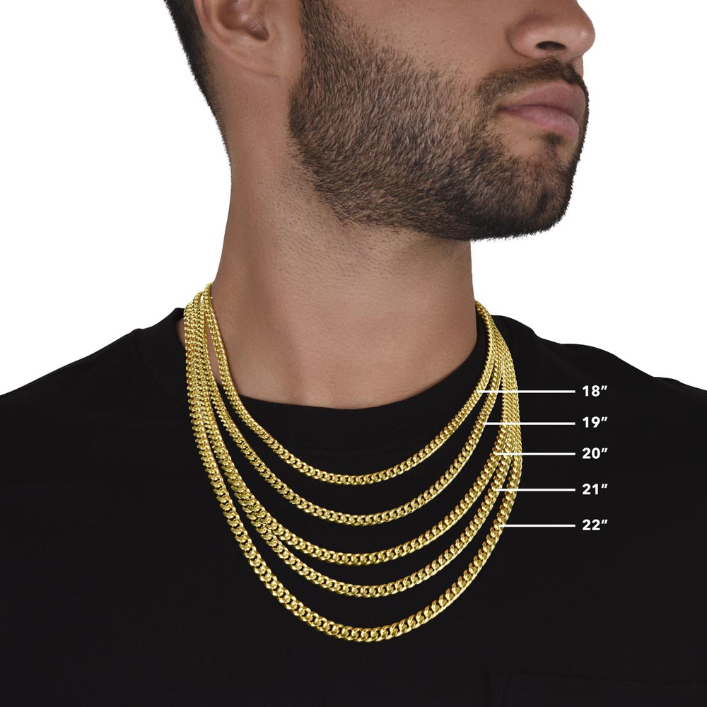 Cuban Link Chain Gift For Father, Gift For Father, Birthday Gift, Father's Day Gift