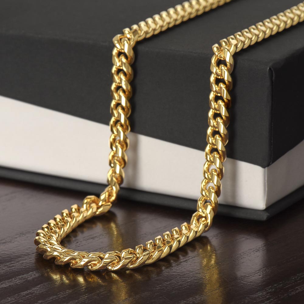 Cuban Link Chain Necklace, Gift For Dad, Gift For Father, Birthday Gift, Father's Day Gift