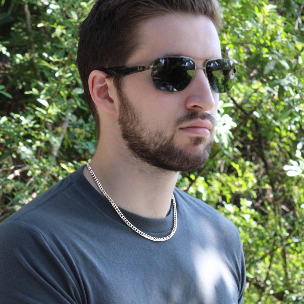 Cuban Link Chain Necklace Gift for Dad, Gift for Father, Father's Day Gift