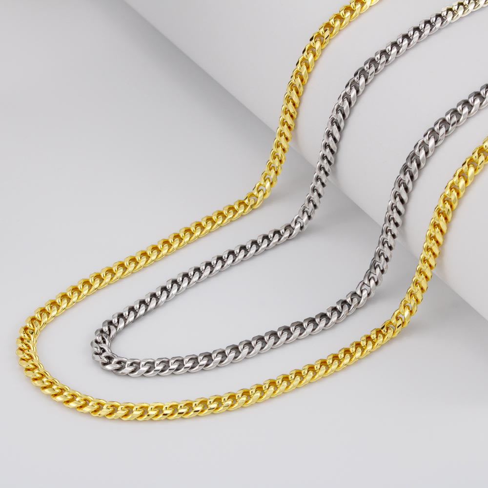 Cuban Link Chain Necklace  Gift For Dad, Gift For Father, Birthday Gift, Father's Day Gift