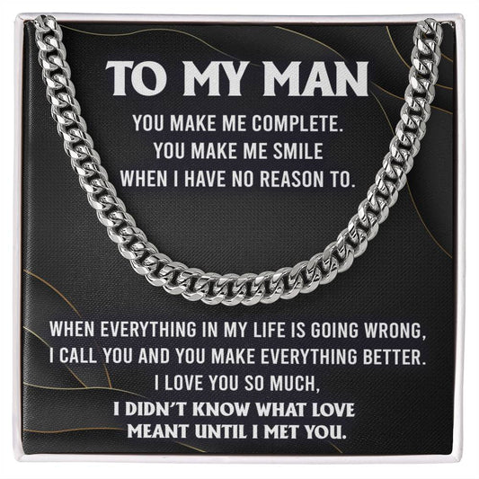 You Make Me Complete- Gift For You Special Man