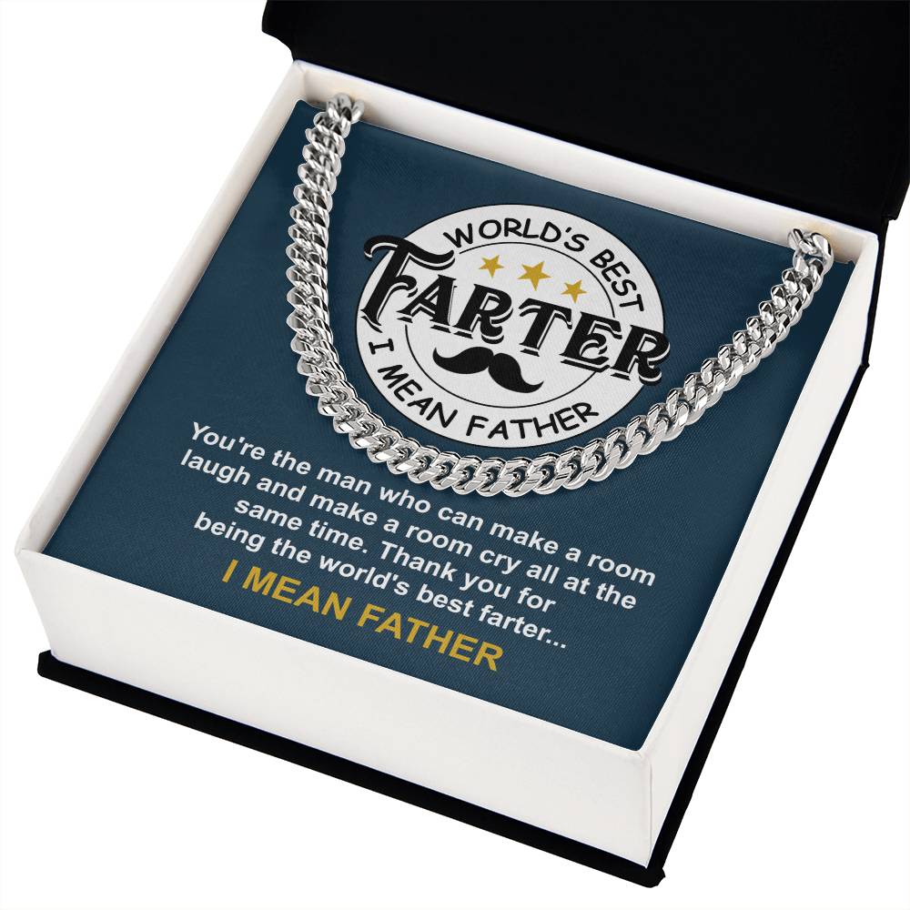 Cuban Link Chain Necklace, Gift For Dad, Gift For Father, Gift For Birthday, Father's Day Gift