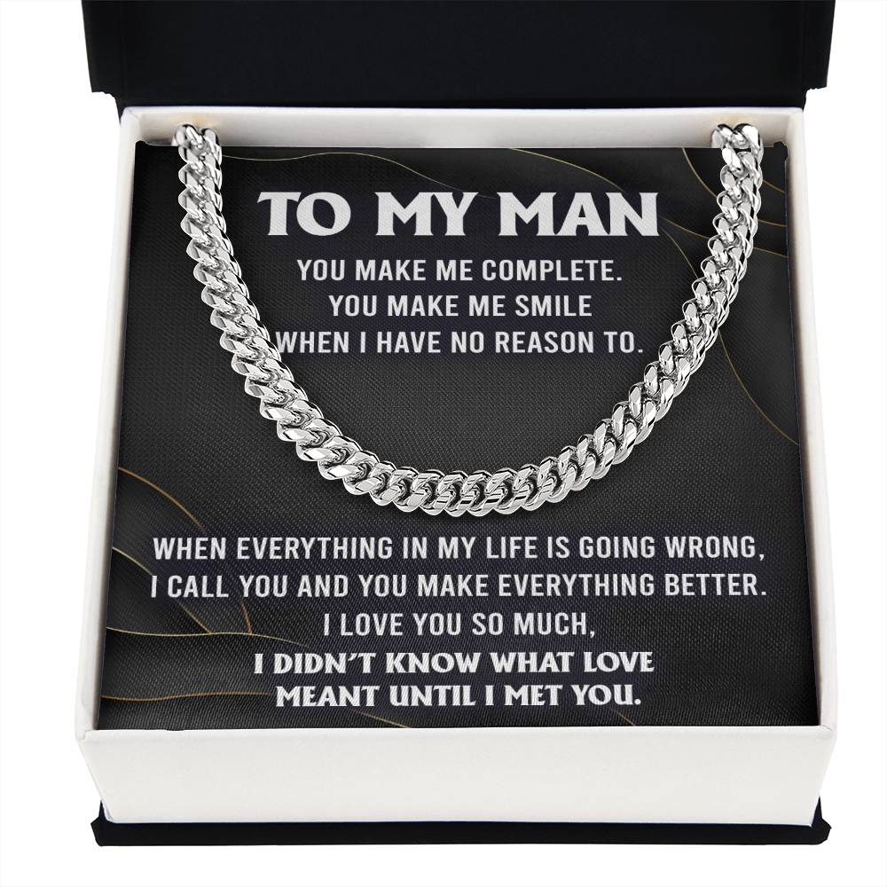 You Make Me Complete- Gift For You Special Man