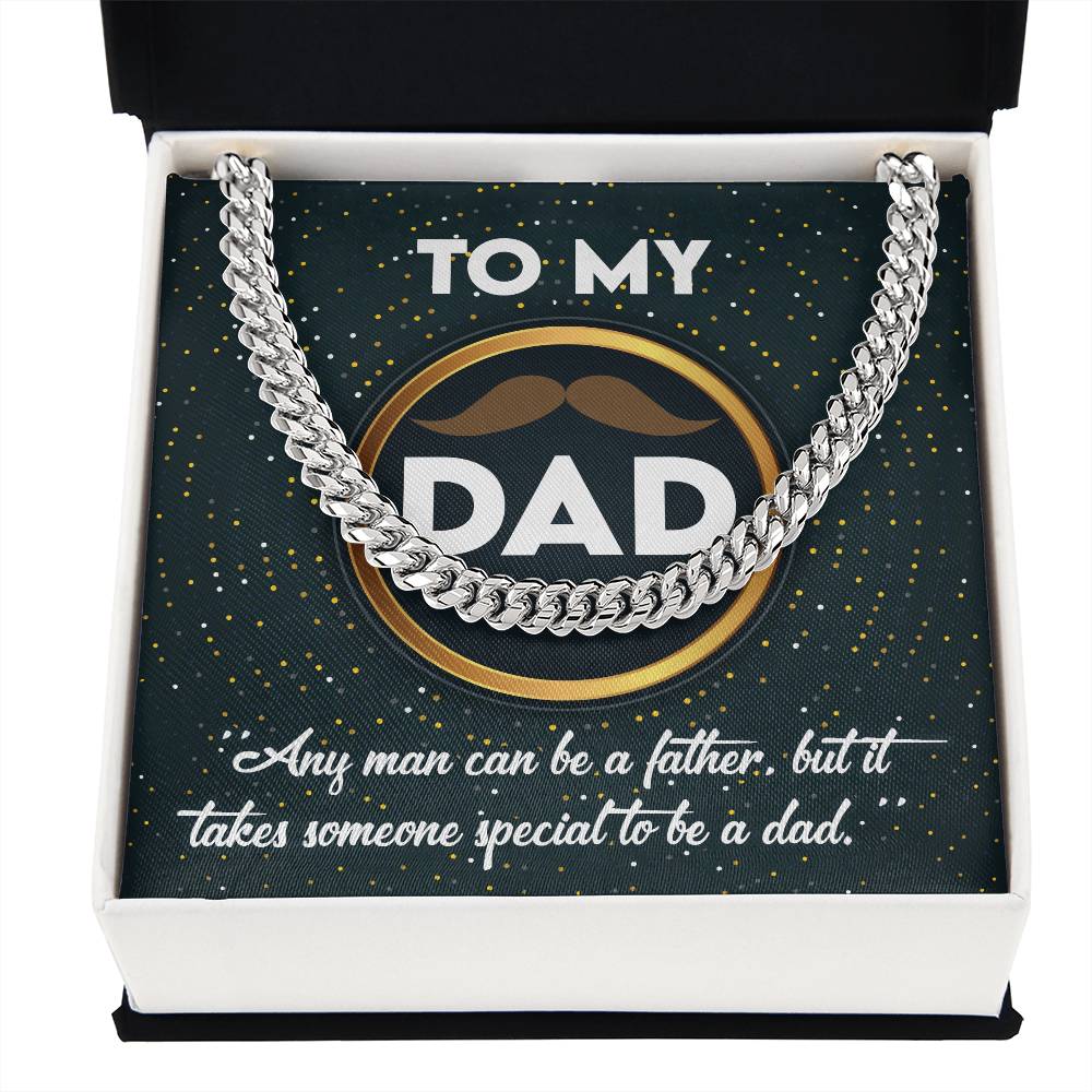 Cuban Chain Link  Necklace, Gift for Dad, Gift for Father, Birthday, Father's Day Gift