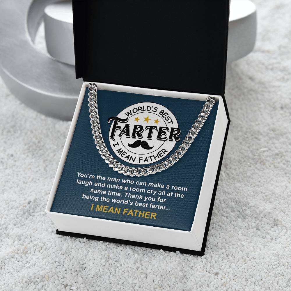 Cuban Link Chain Necklace, Gift For Dad, Gift For Father, Gift For Birthday, Father's Day Gift