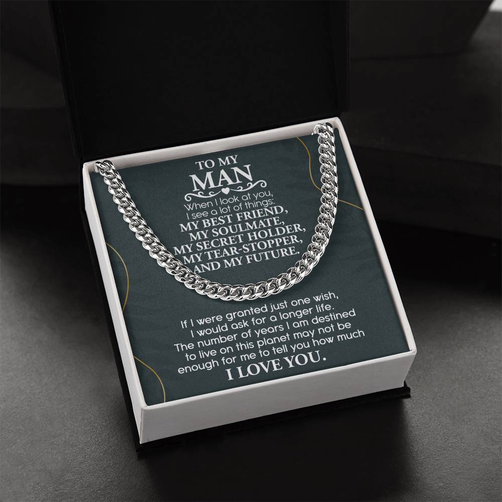 When I look at You- Gift for Husband, Gift For Soulmate, Birthday Gift
