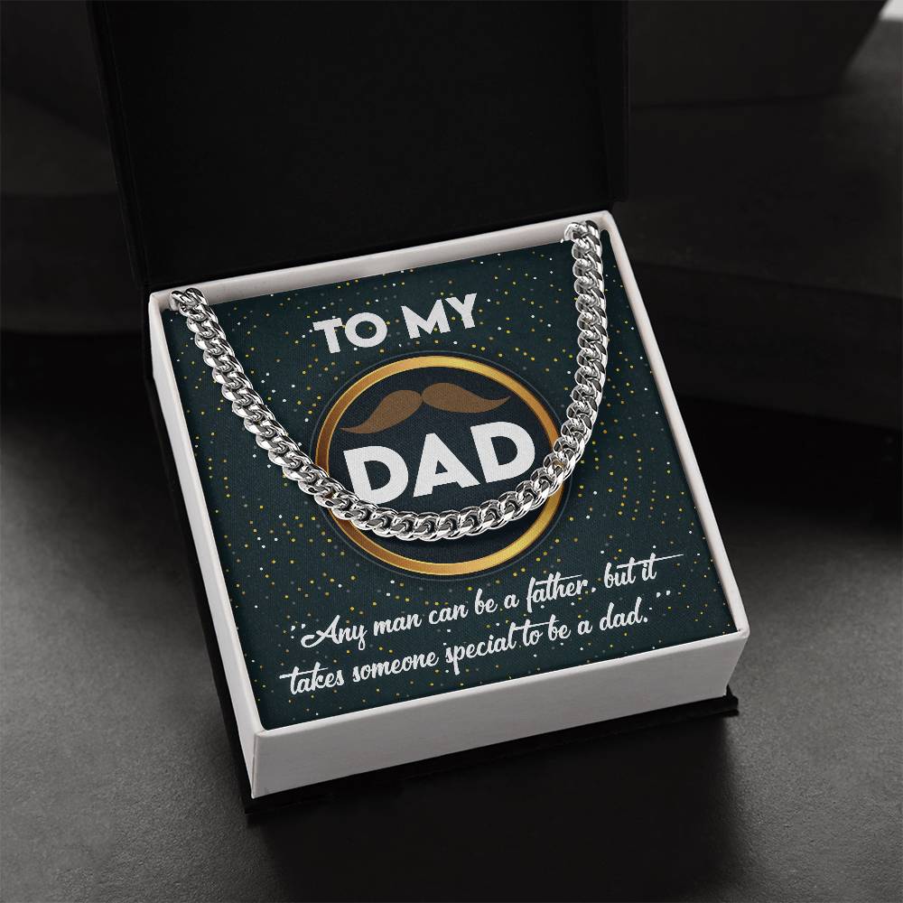 Cuban Chain Link  Necklace, Gift for Dad, Gift for Father, Birthday, Father's Day Gift