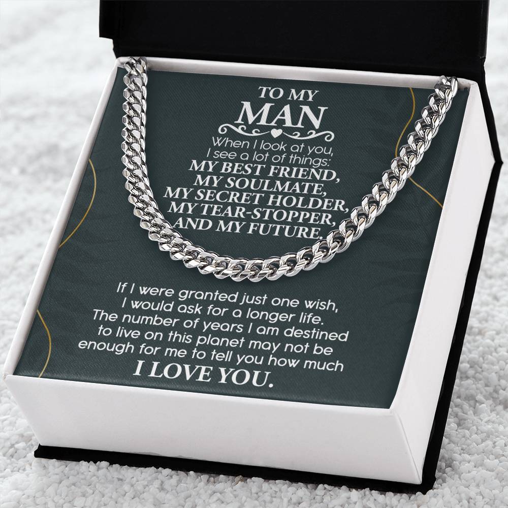 When I look at You- Gift for Husband, Gift For Soulmate, Birthday Gift