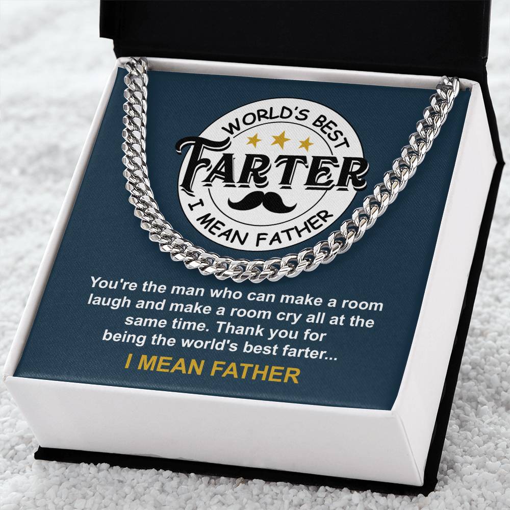 Cuban Link Chain Necklace, Gift For Dad, Gift For Father, Gift For Birthday, Father's Day Gift