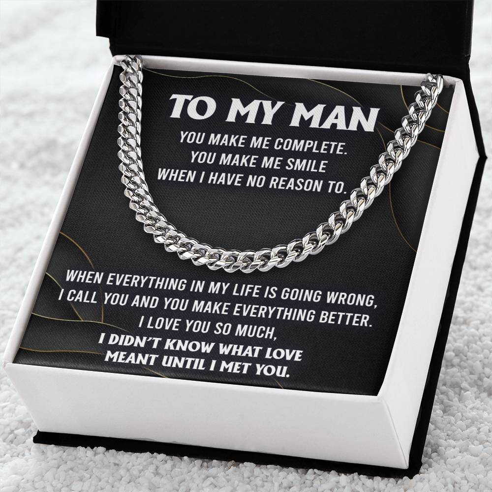 You Make Me Complete- Gift For You Special Man