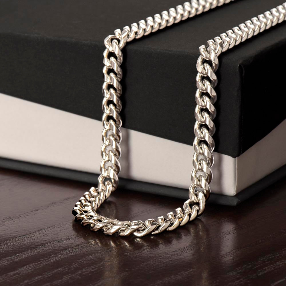 Cuban Chain Link  Gift For Dad from Son,Gift for Father, Birthday Gift, Father's Day Gift