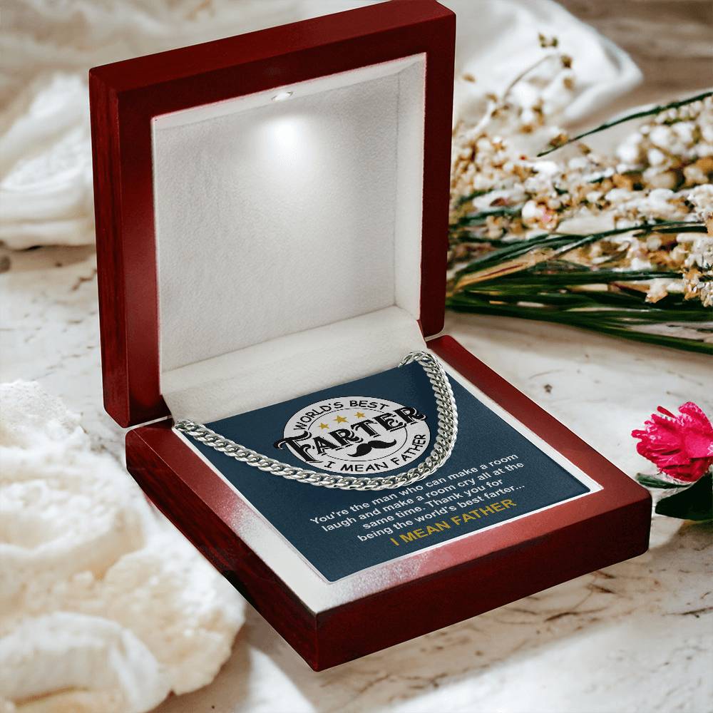 Cuban Link Chain Necklace, Gift For Dad, Gift For Father, Gift For Birthday, Father's Day Gift