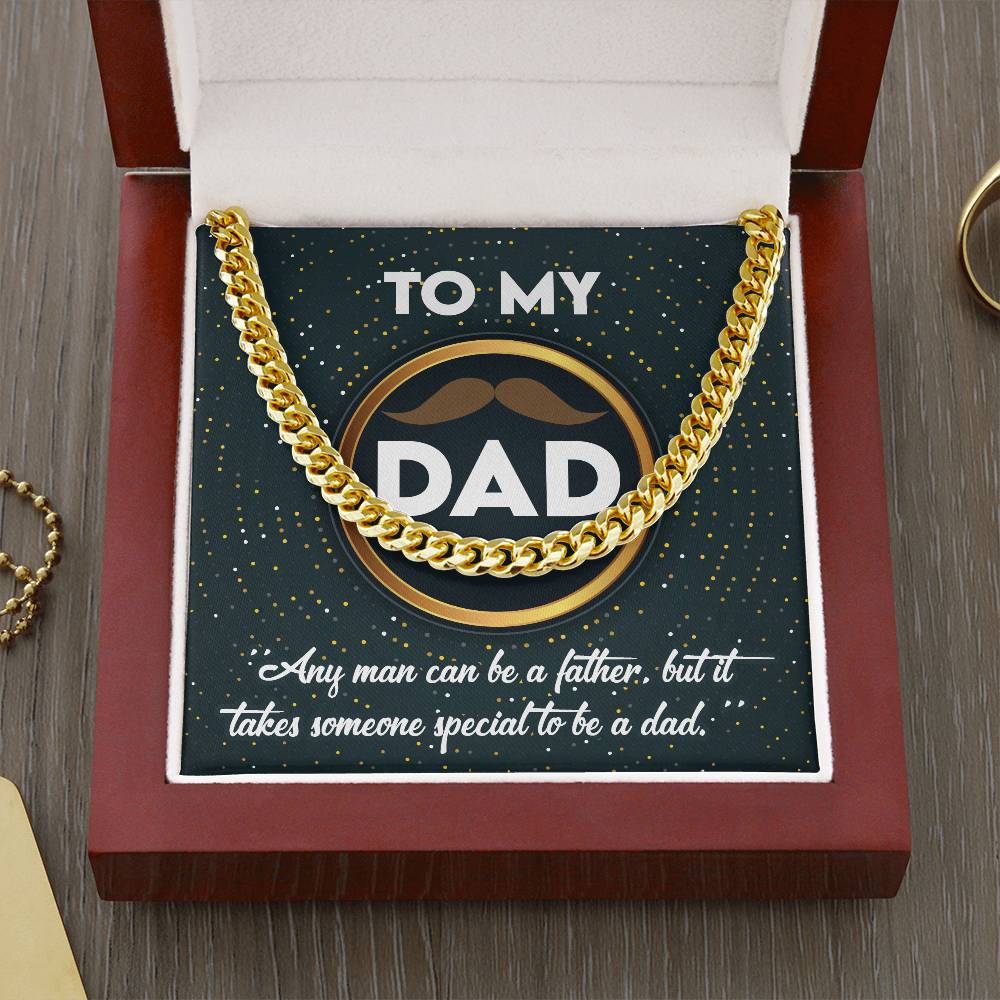 Cuban Chain Link  Necklace, Gift for Dad, Gift for Father, Birthday, Father's Day Gift