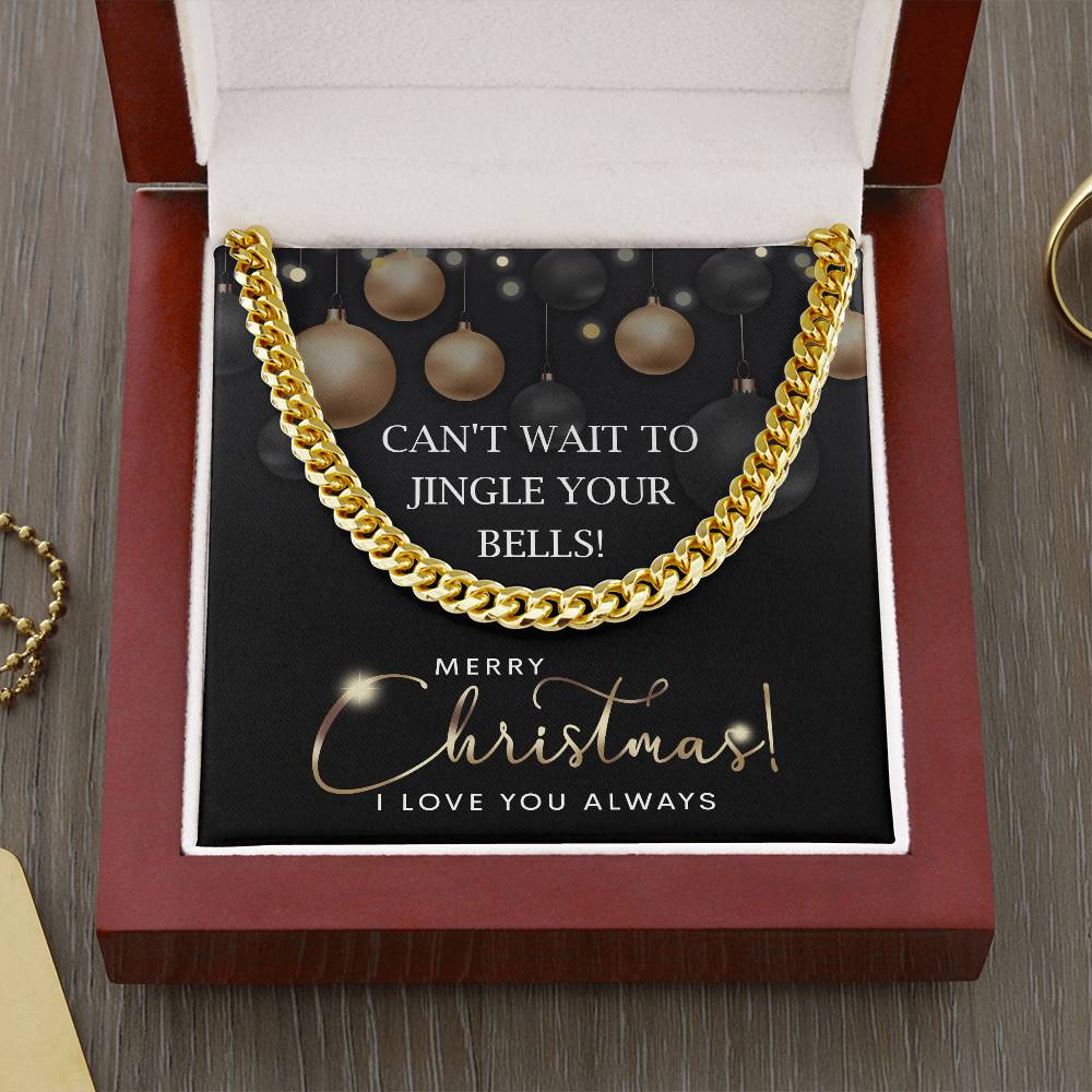 Cuban  Link Chain- Unique Gift For Soulmate, Husband, Boyfriend,  Christmas Gift