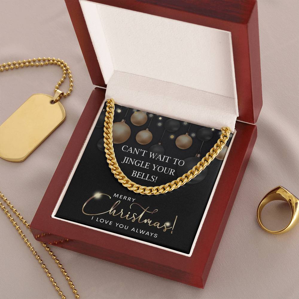 Cuban  Link Chain- Unique Gift For Soulmate, Husband, Boyfriend,  Christmas Gift