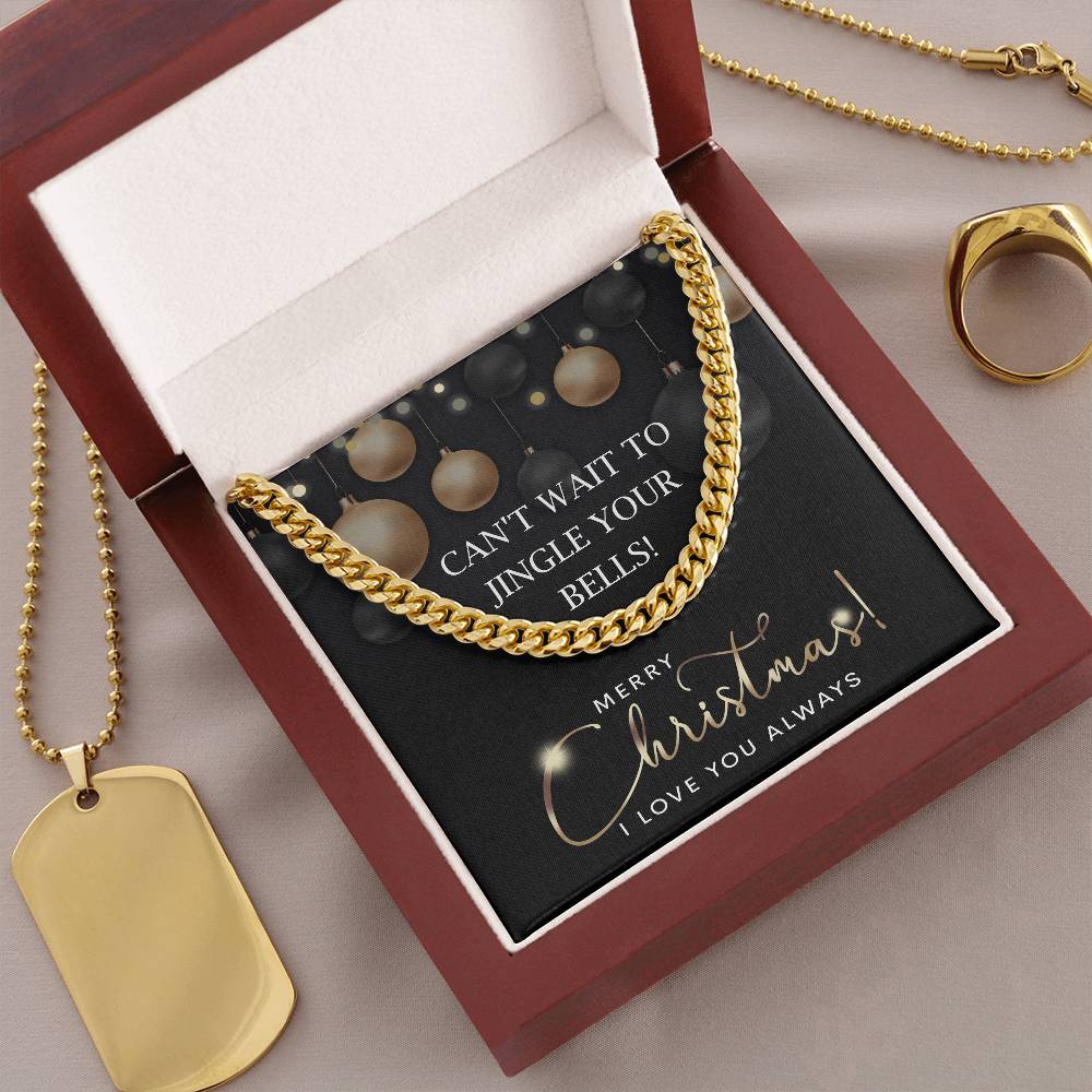 Cuban  Link Chain- Unique Gift For Soulmate, Husband, Boyfriend,  Christmas Gift