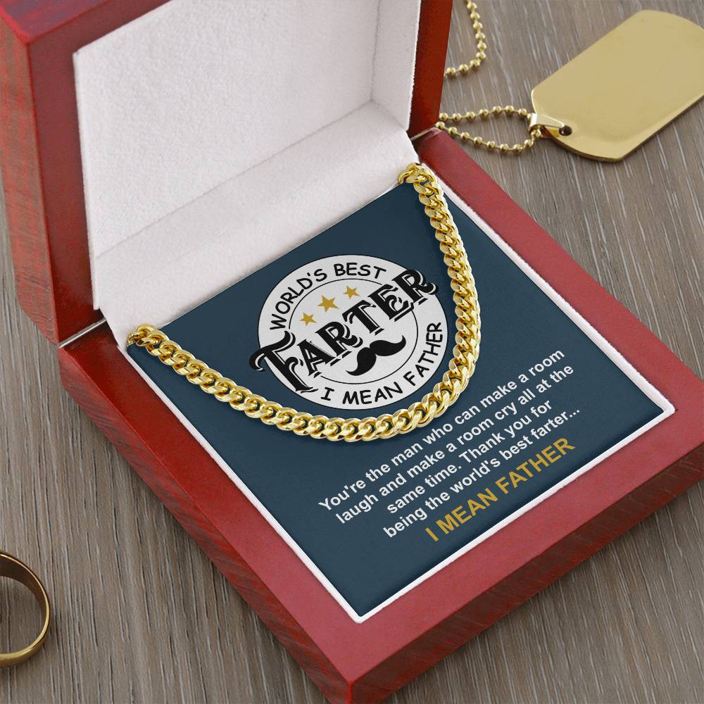 Cuban Link Chain Necklace, Gift For Dad, Gift For Father, Gift For Birthday, Father's Day Gift