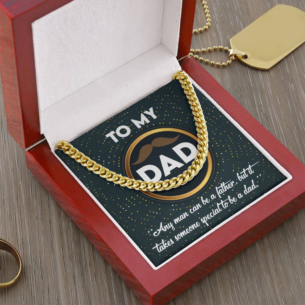Cuban Chain Link  Necklace, Gift for Dad, Gift for Father, Birthday, Father's Day Gift
