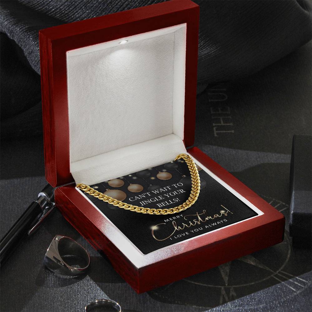 Cuban  Link Chain- Unique Gift For Soulmate, Husband, Boyfriend,  Christmas Gift