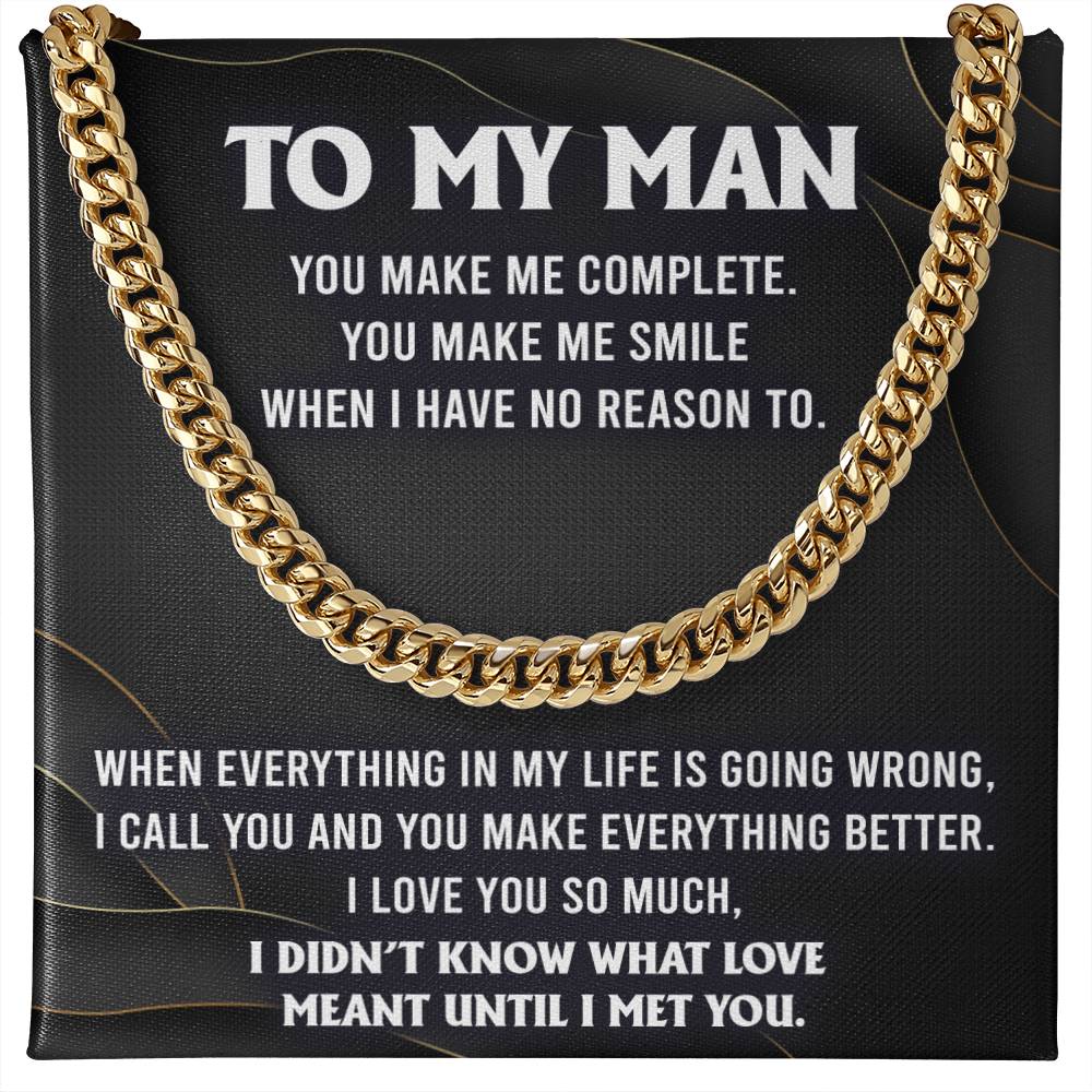 You Make Me Complete- Gift For You Special Man