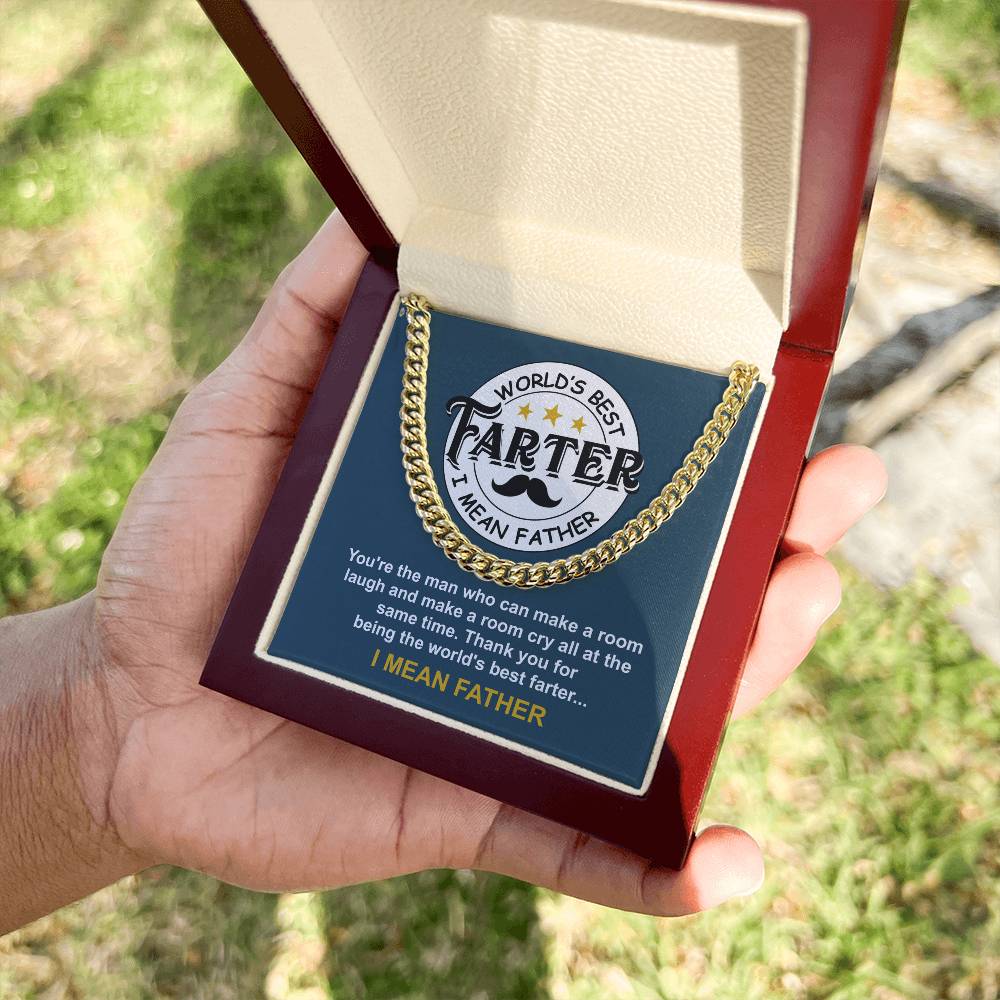 Cuban Link Chain Necklace, Gift For Dad, Gift For Father, Gift For Birthday, Father's Day Gift