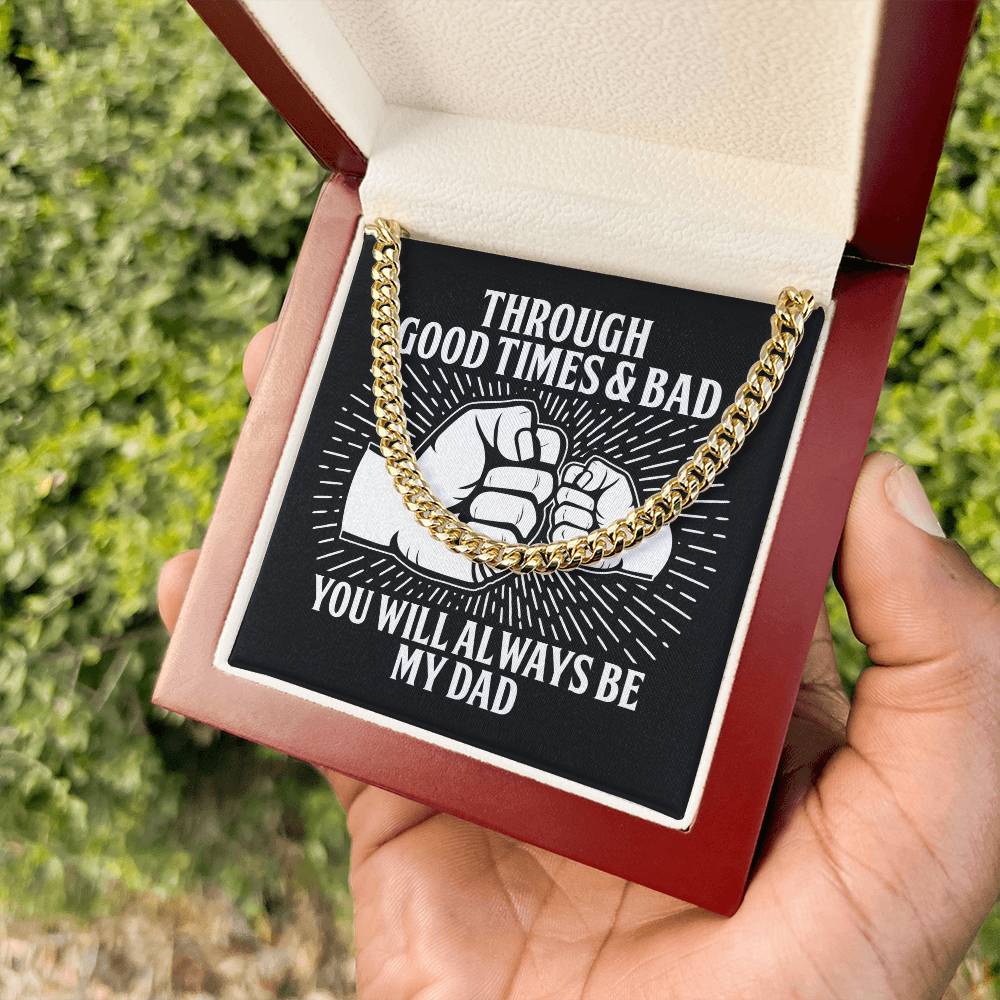 Cuban Link Chain Necklace, Gift For Dad, Gift For Father, Birthday Gift, Father's Day Gift