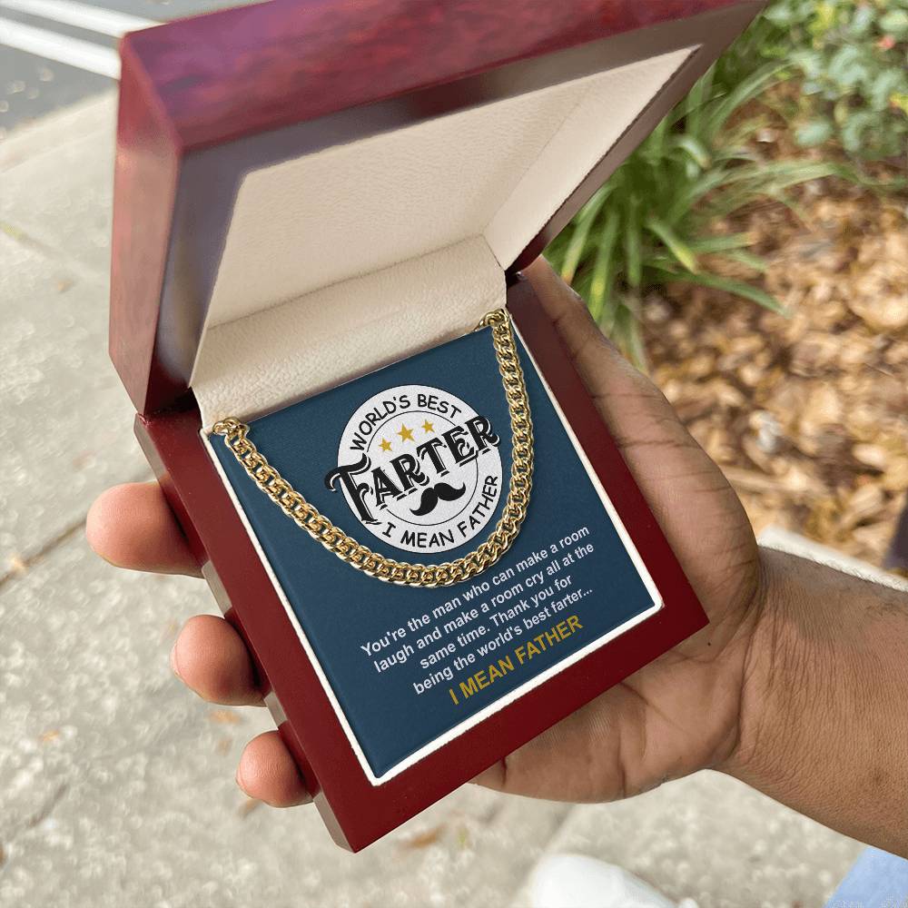 Cuban Link Chain Necklace, Gift For Dad, Gift For Father, Gift For Birthday, Father's Day Gift