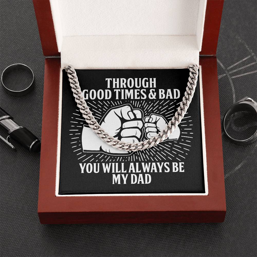 Cuban Link Chain Necklace, Gift For Dad, Gift For Father, Birthday Gift, Father's Day Gift