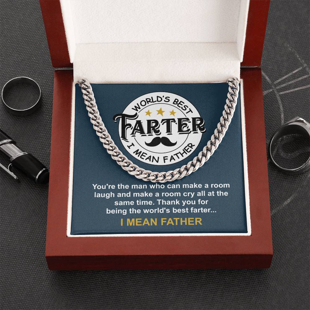 Cuban Link Chain Necklace, Gift For Dad, Gift For Father, Gift For Birthday, Father's Day Gift