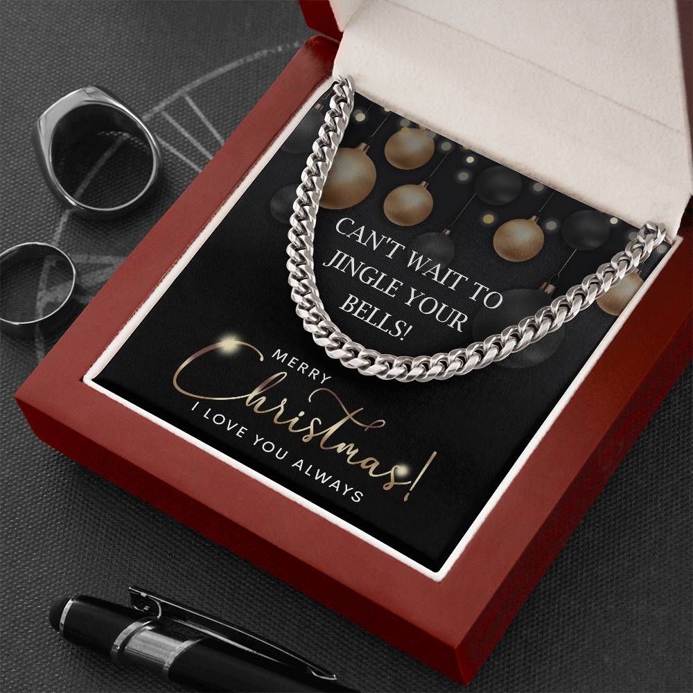 Cuban  Link Chain- Unique Gift For Soulmate, Husband, Boyfriend,  Christmas Gift