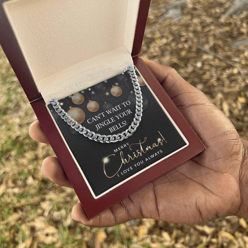 Cuban  Link Chain- Unique Gift For Soulmate, Husband, Boyfriend,  Christmas Gift