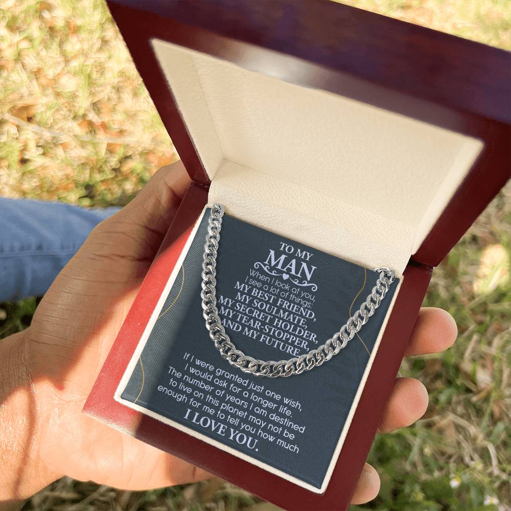 When I look at You- Gift for Husband, Gift For Soulmate, Birthday Gift