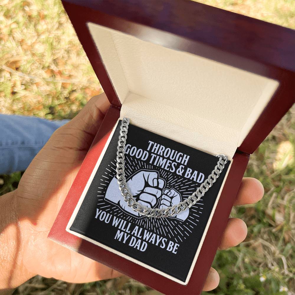 Cuban Link Chain Necklace, Gift For Dad, Gift For Father, Birthday Gift, Father's Day Gift