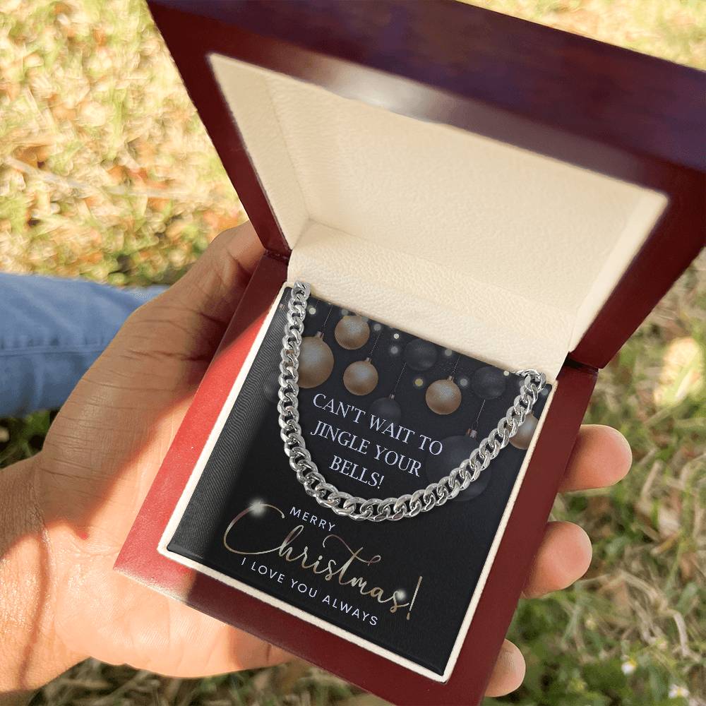Cuban  Link Chain- Unique Gift For Soulmate, Husband, Boyfriend,  Christmas Gift